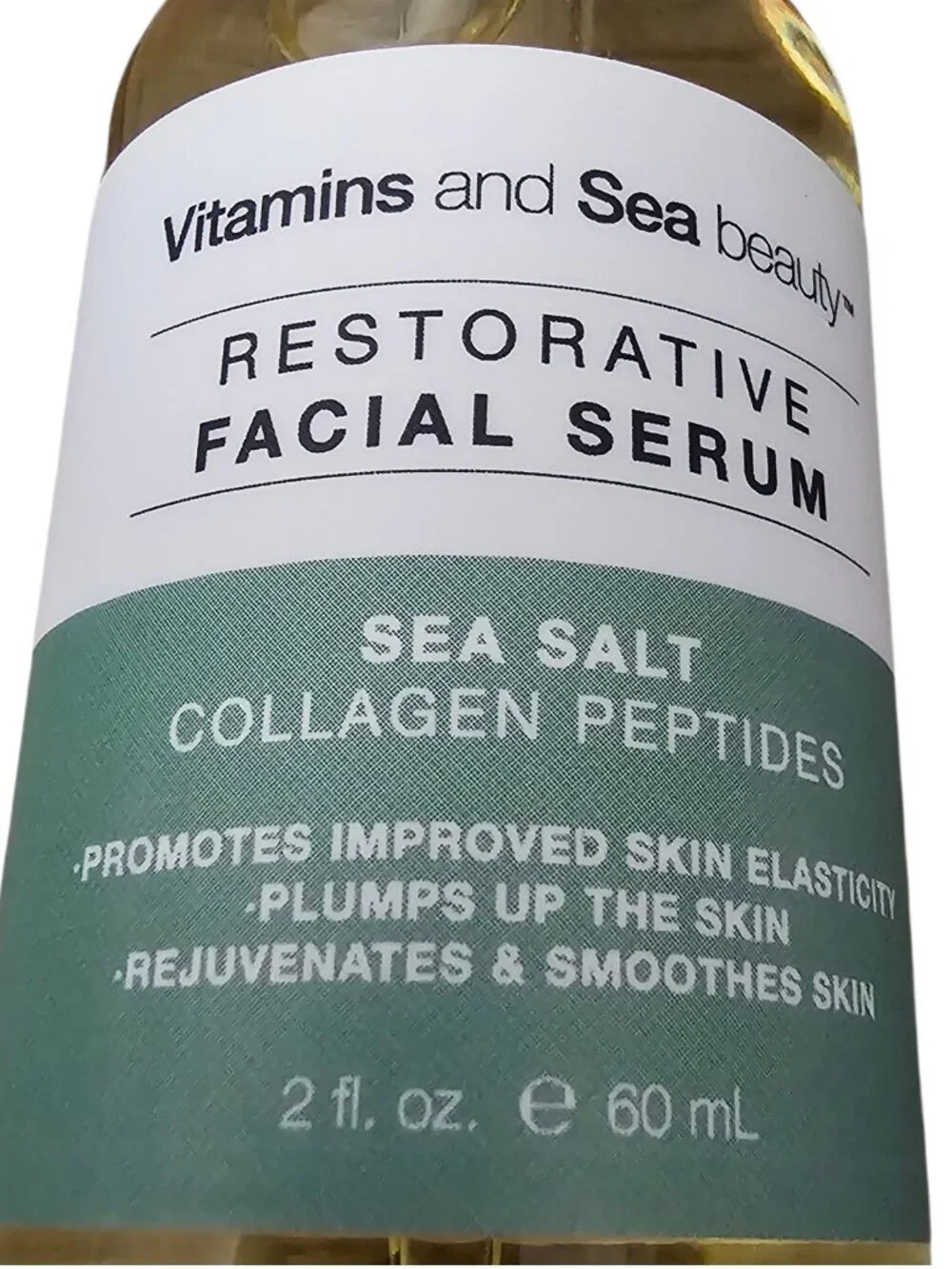 Vitamins and Sea Beauty Sea Salt and Collagen Peptides Restorative Facial Serum